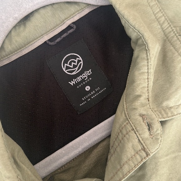 Wrangler men’s mixed media button down fishing shirt regular fit large - Picture 6 of 6